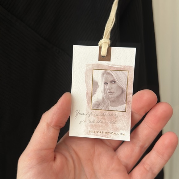 JESSICA SIMPSON MATERNITY BODYSUIT: BLACK: NEW WITH TAGS: SIZE M - Picture 4 of 6